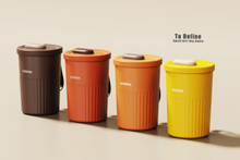 QD-0020 Custom Colorful Large Capacity Plastic / Stainless Steel Water Tumbler Travel Cups with Lids And PP Straw 350ML/550ML