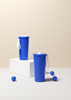 QD-0020 Custom Colorful Large Capacity Plastic / Stainless Steel Water Tumbler Travel Cups with Lids And PP Straw 350ML/550ML