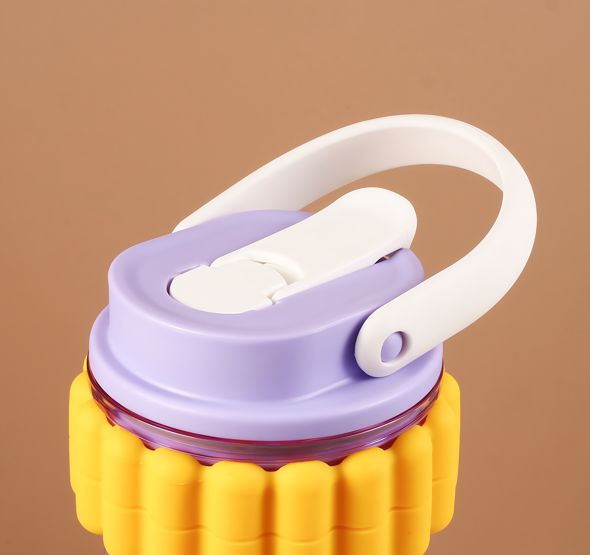  QD-0013 BPA Free Tritan /Stainless Steel Portable Customized Children Coffee Plastic Chunky Plastic Water Bottle Milk Cups With Straw 400ML