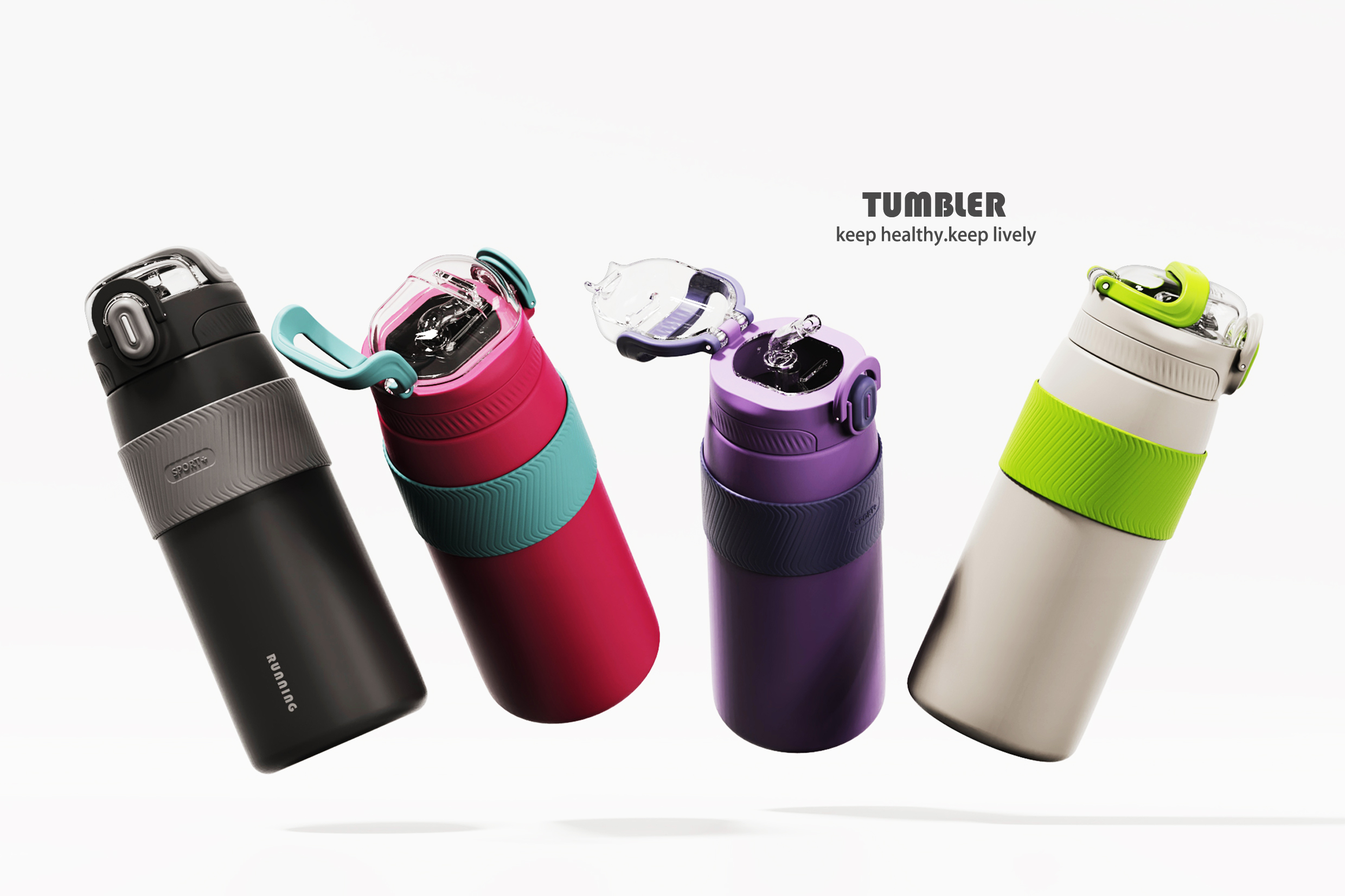 QD-0011 Gym Water Bottle Water Bottles Sustainable Bottle Water 700ML / 1000ML