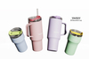 QD-0019 Eco-friendly PBA Free Car Bottle with Straw Sports Drinking Gym Water Bottle with Handle 600ML/1000ML