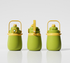  QD-0008 Straw Water Bottle, Large Leak-proof Vacuum BPA Free Cute Kids Insulated Portable Water Bottle 800ML /1000ML