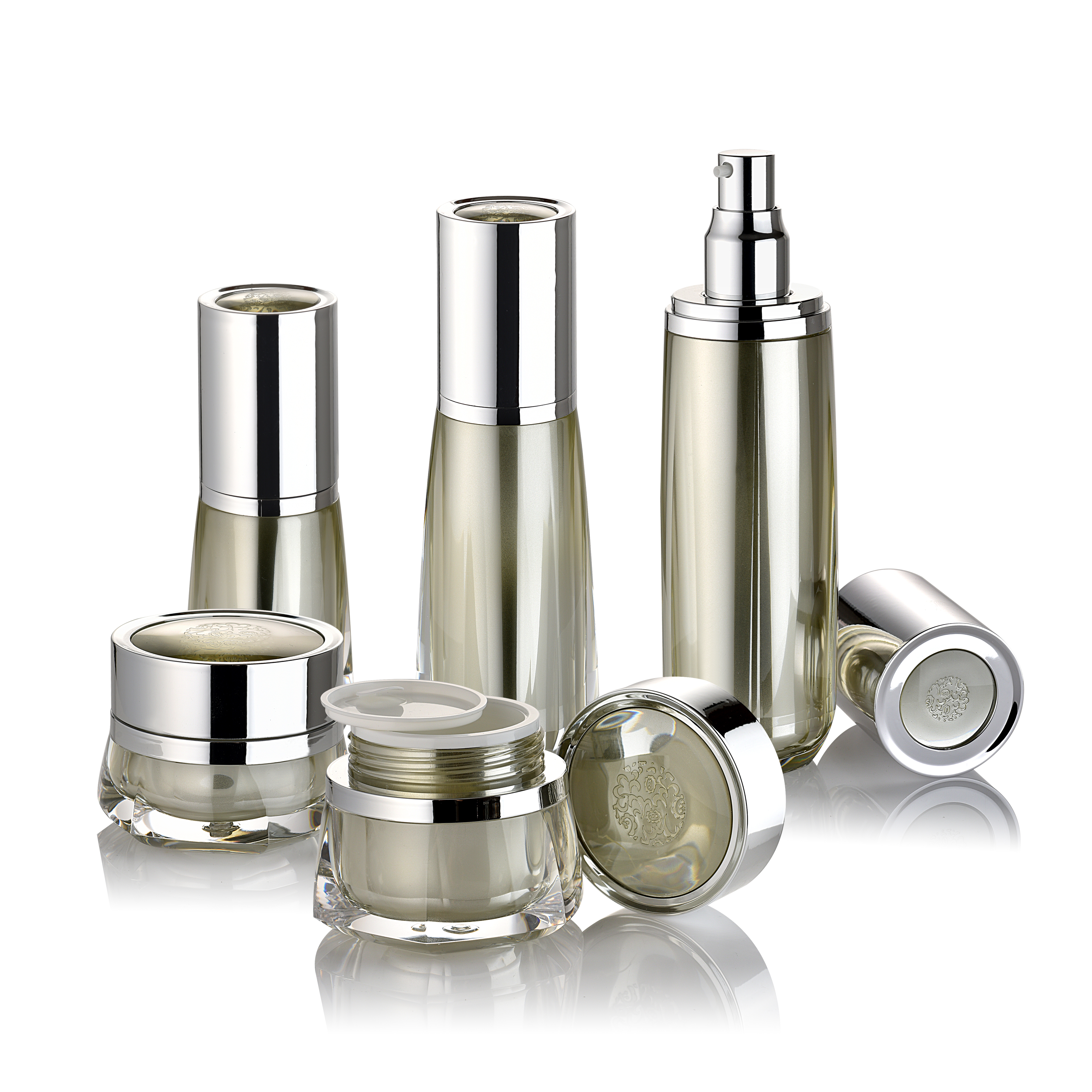 LUXURY, ACRYLIC, CREAM JARS&BOTTLES, 0015