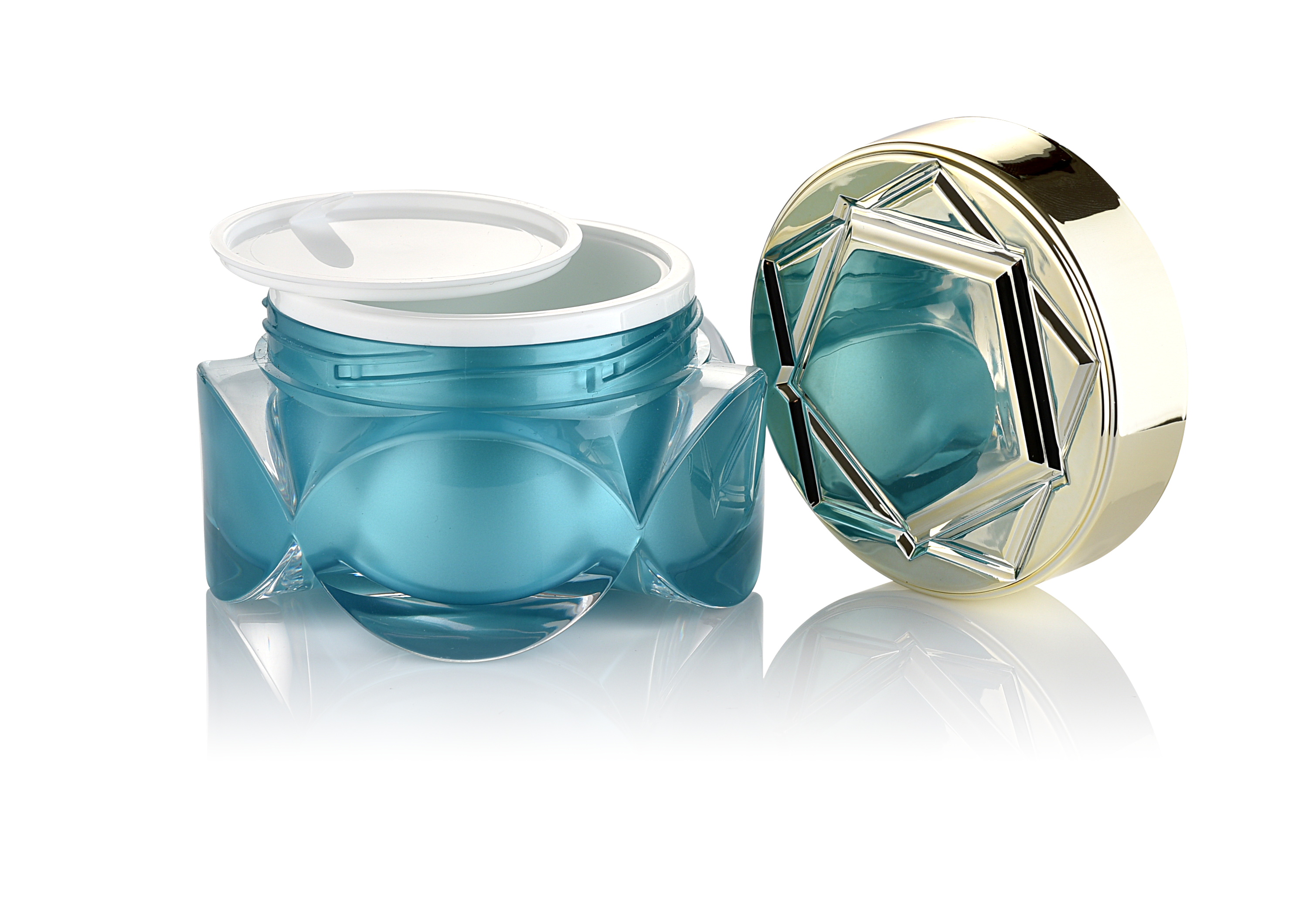 LUXURY, ACRYLIC, CREAM JARS&BOTTLES, 6008