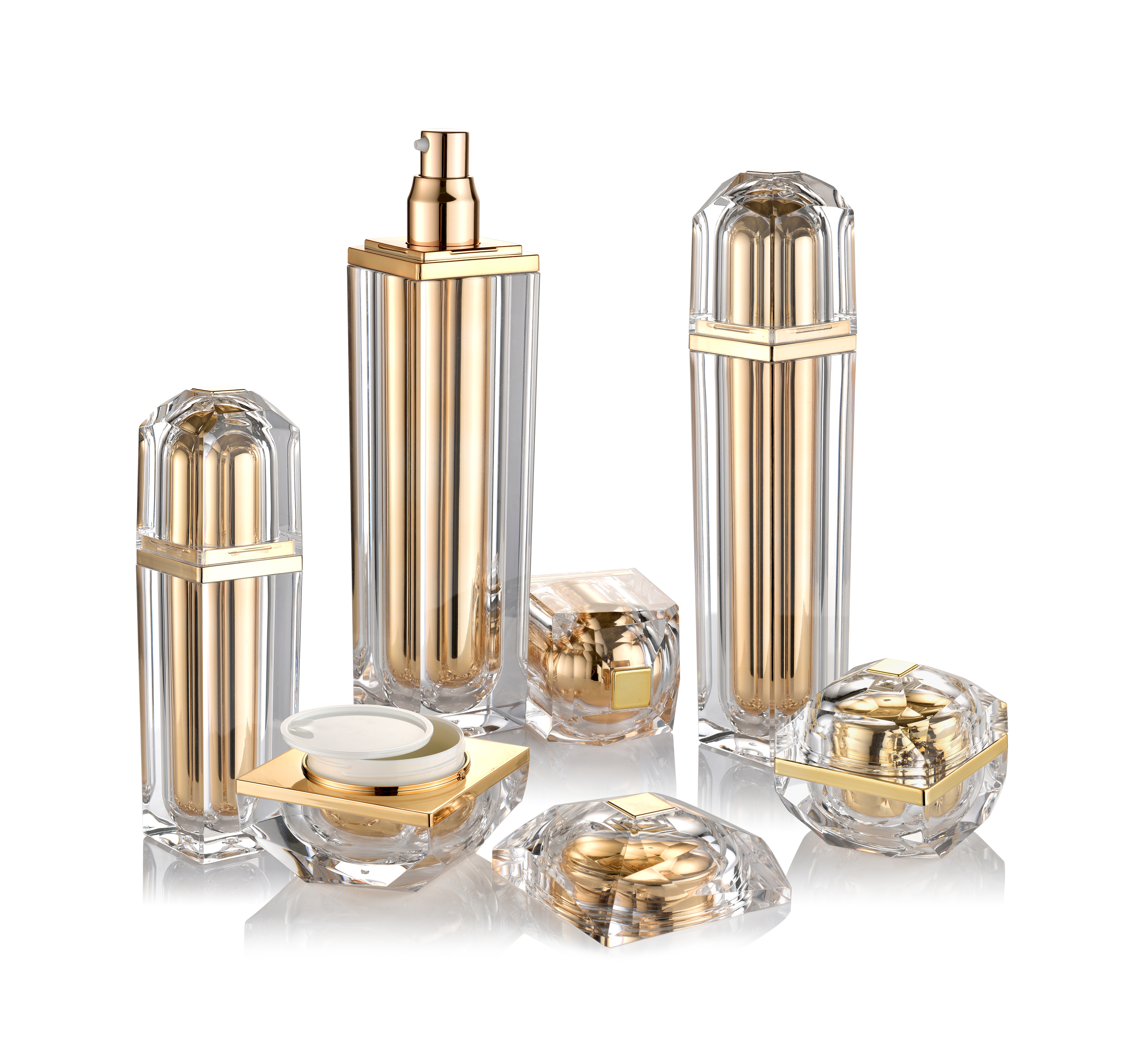 LUXURY, ACRYLIC, CREAM JARS&BOTTLES, 3000