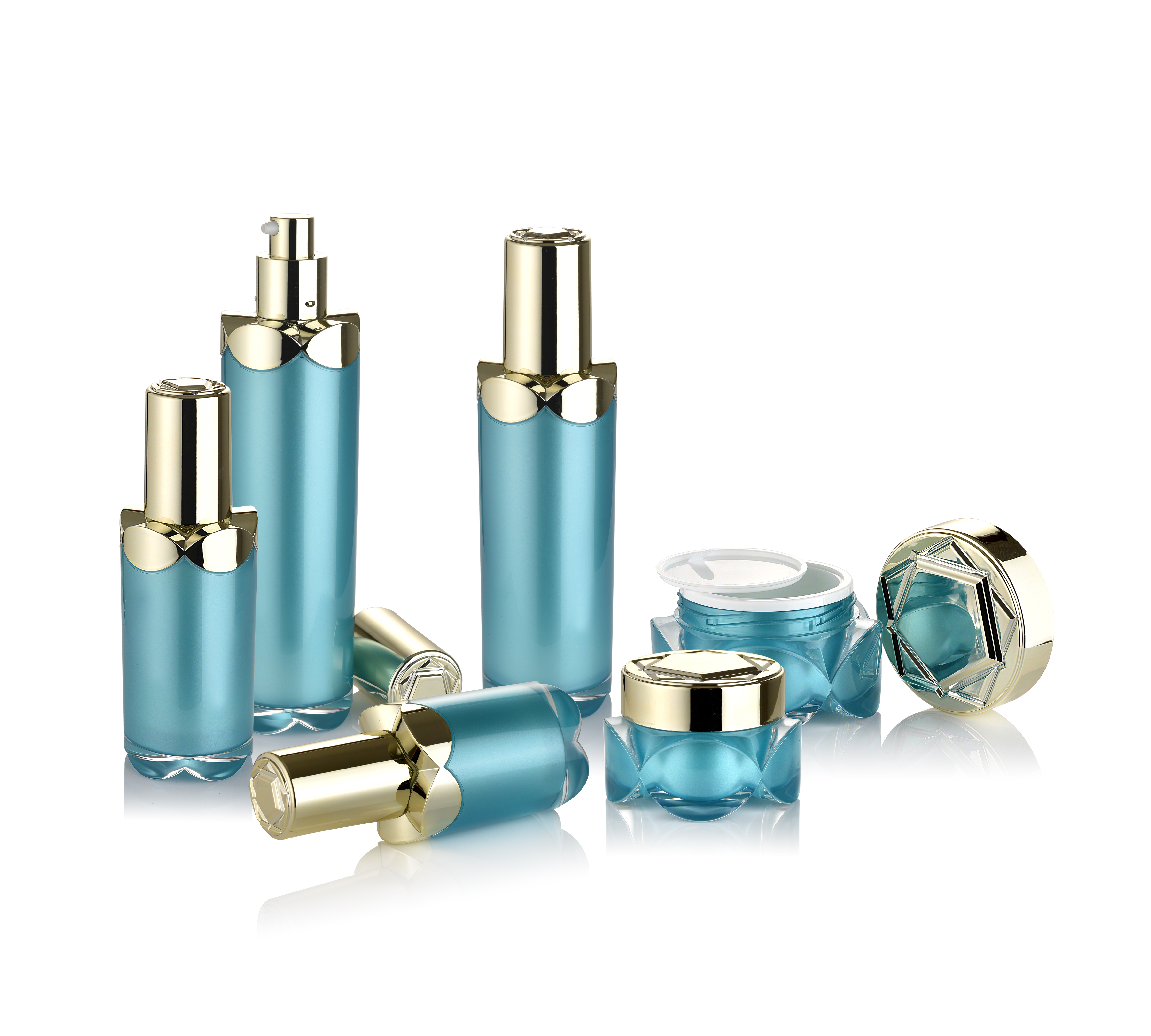 LUXURY, ACRYLIC, CREAM JARS&BOTTLES, 6008