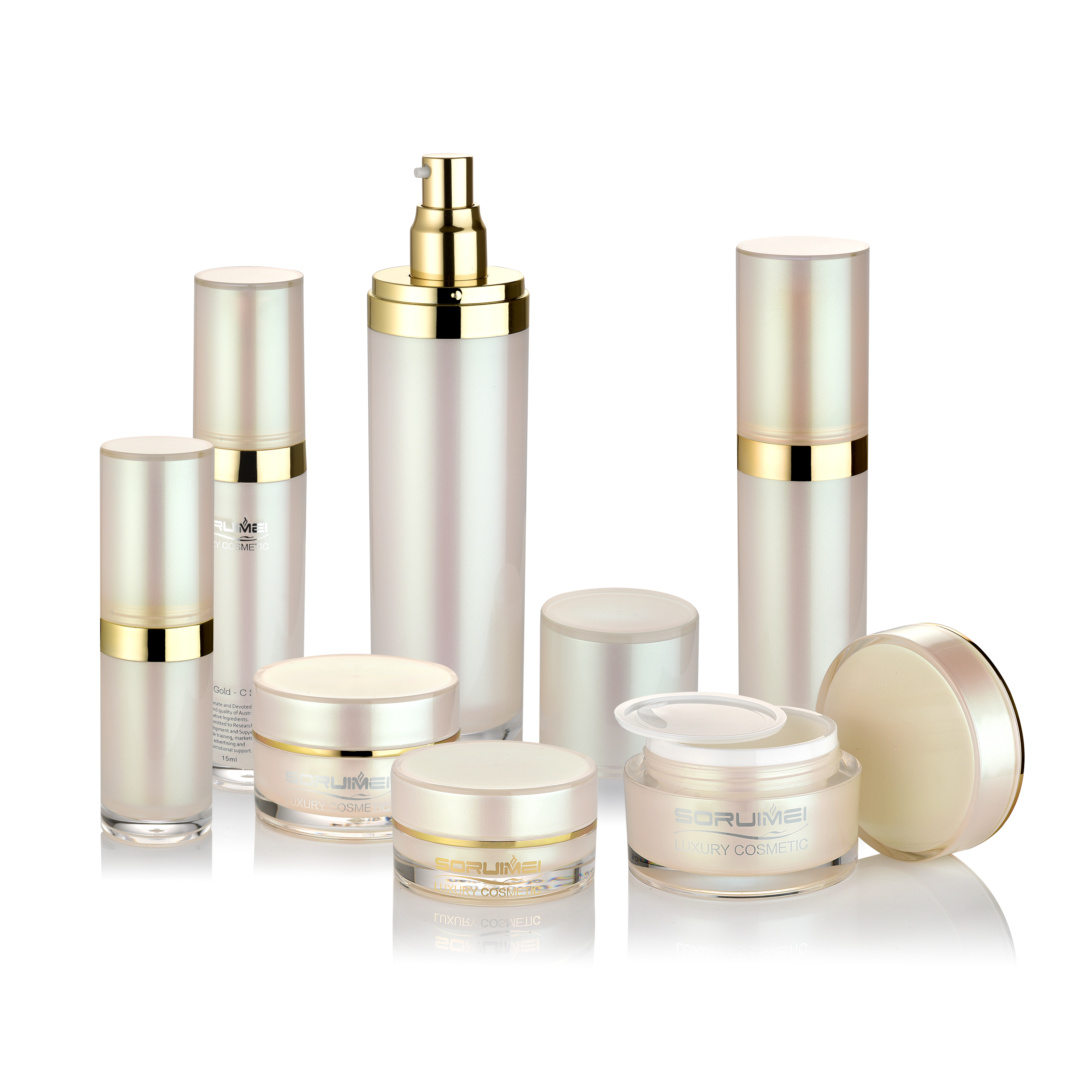 LUXURY, ACRYLIC, CREAM JARS&BOTTLES, 0039