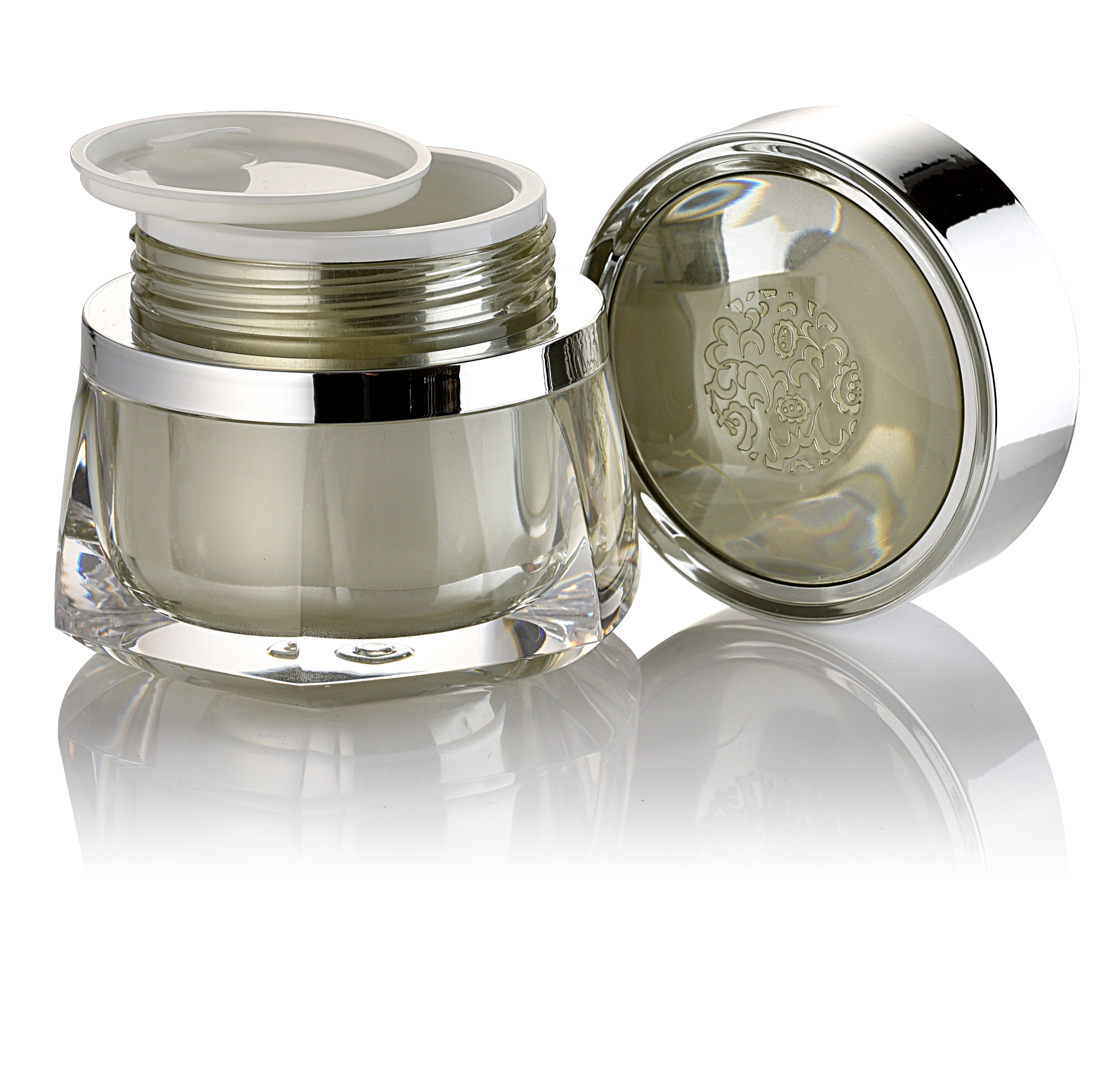 LUXURY, ACRYLIC, CREAM JARS&BOTTLES, 0015