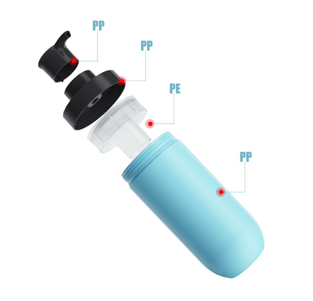 PP, Airless,Bottle
