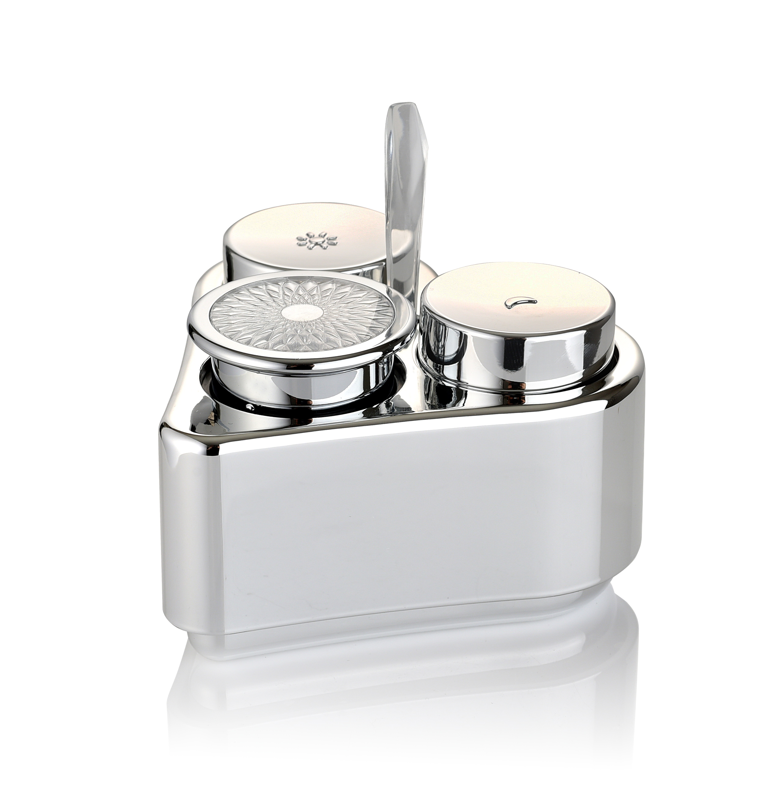DAY&NIGHT DOUBLE LOTION JAR&MASSAGE&SPOON